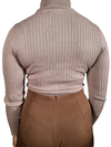 Cocoa Long Sleeve Turtle Neck (Ribbed Bodysuit)