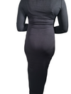 Turtleneck Long Sleeve Womens Dress