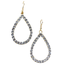  Teardrop Rhinestone Earrings